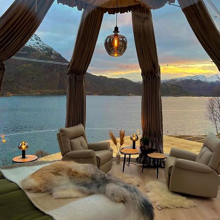 Lofoten Glampingdome Myrland Eksteriør bilde