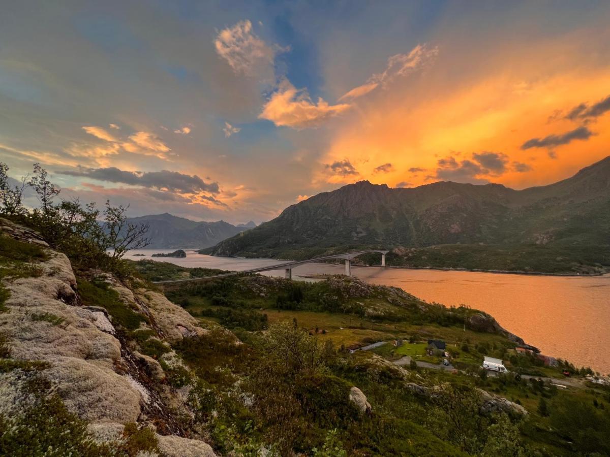 Lofoten Glampingdome Myrland Eksteriør bilde