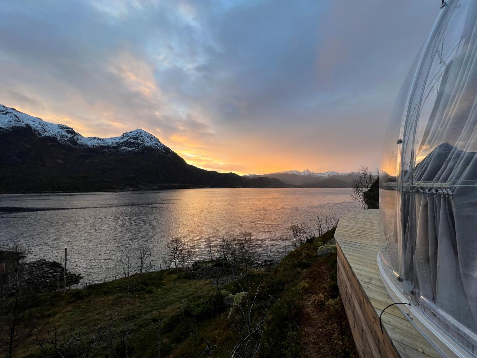 Lofoten Glampingdome Myrland Eksteriør bilde