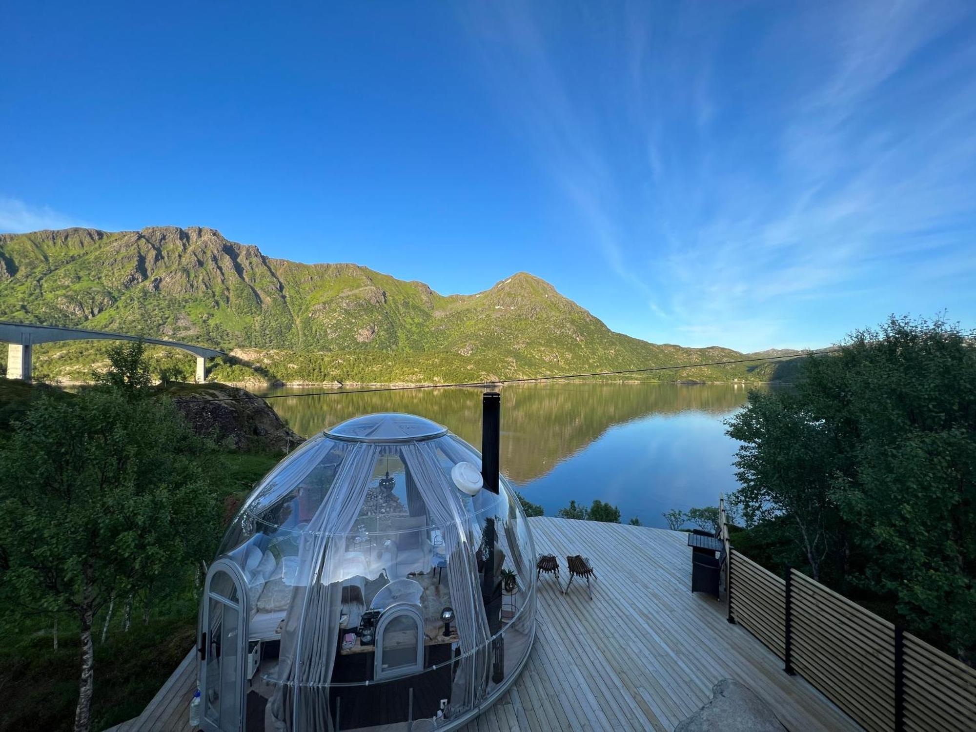 Lofoten Glampingdome Myrland Eksteriør bilde